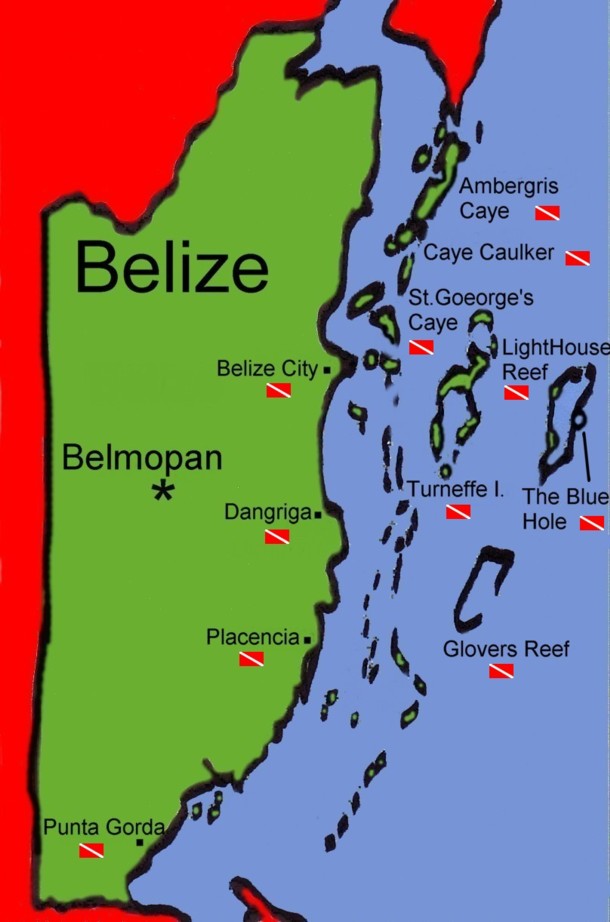 Belize Map