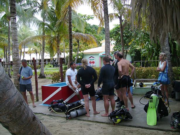 diving briefing