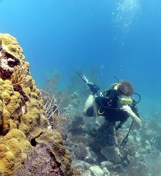Diver Equalizing Ears