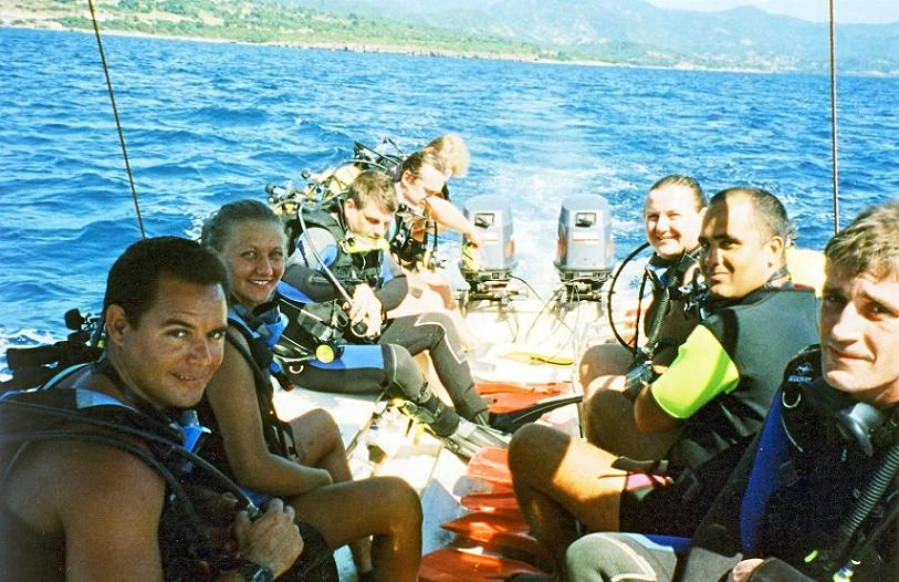 First-time-diving in open water