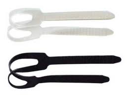 One o more mask straps.