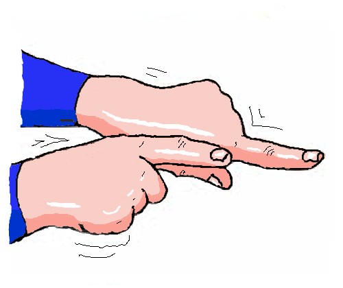 Diving signal For I Lead You Follow.